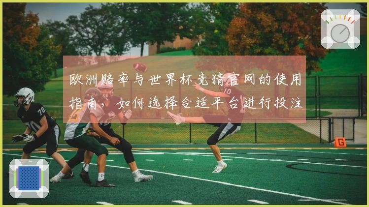 欧洲赔率与世界杯竞猜官网的使用指南，如何选择合适平台进行投注？